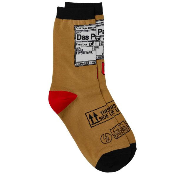 Sebastian Fitzek-Socken 'Das Paket' Größe 36-41