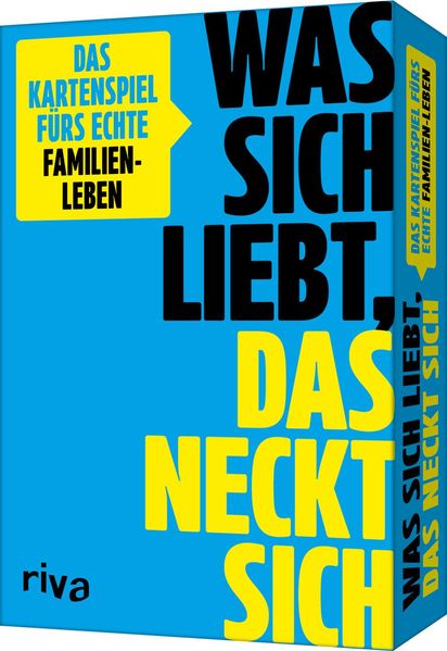 Was sich liebt das neckt sich: Das Kartenspiel fürs echte Familien-Leben