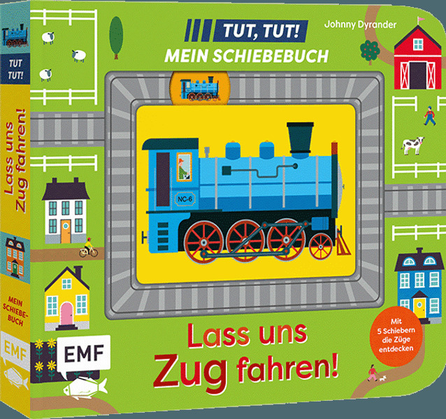 Tut Tut! - Mein Schiebebuch: Lass uns Zug fahren!
