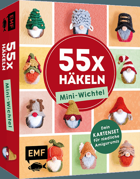 55 x häkeln - Mini-Wichtel: Dein Kartenset