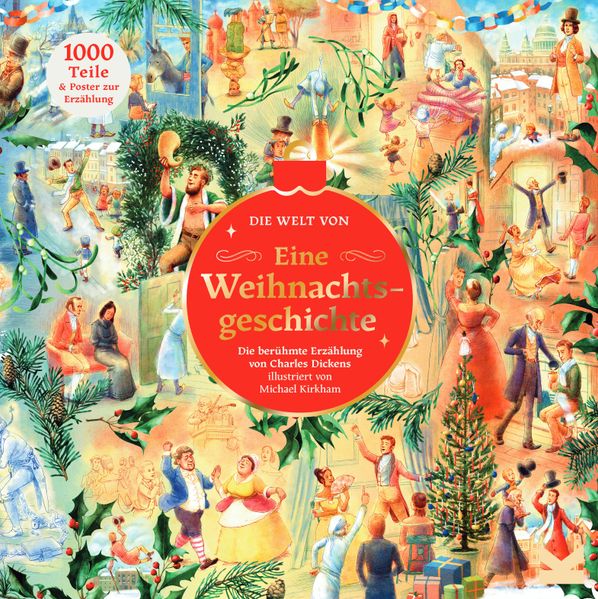 Die Welt von 'Eine Weihnachtsgeschichte' - 1000 Teile Puzzle + Poster