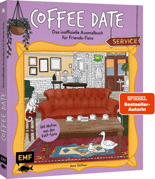 Coffee-Date - Das inoffizielle Ausmalbuch für Friends-Fans