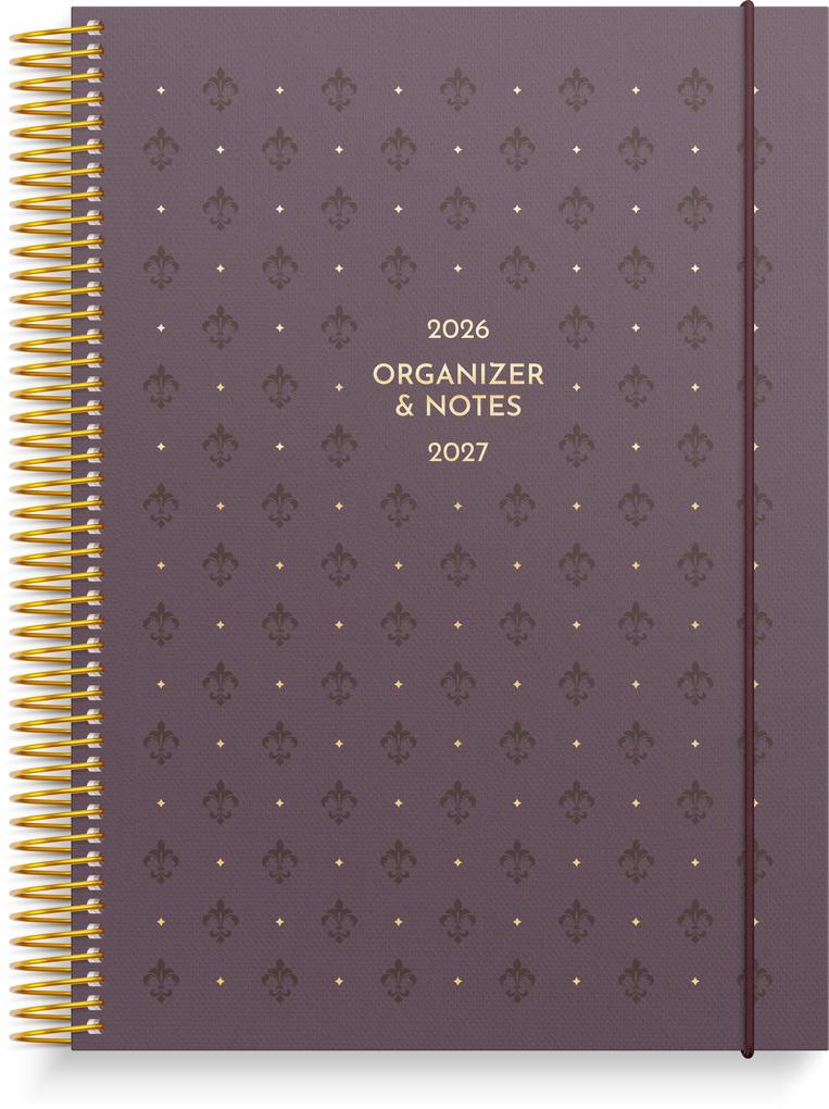 Organizer & Notes A5 26/27 Weinrot