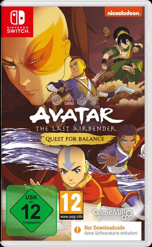 Avatar: The Last Airbender Quest for Balance (Code in Box - Nintendo Switch)