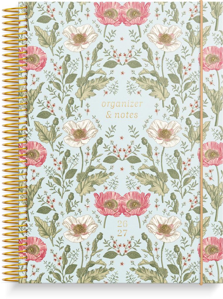 Organizer & Notes A5 26/27 Blumen