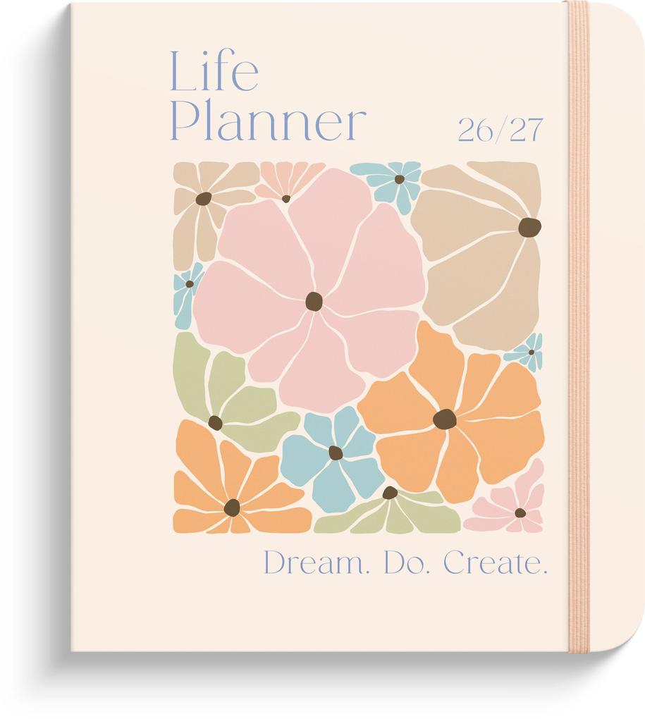 Life Planner Pastel flowers 26/27