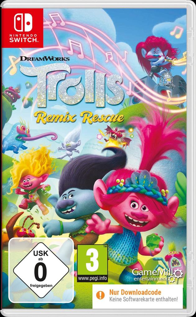 Trolls Remix Rescue (Code in Box - Nintendo Switch)