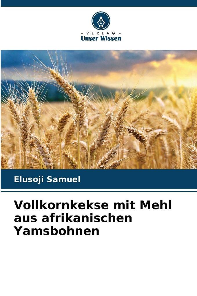 Vollkornkekse mit Mehl aus afrikanischen Yamsbohnen
