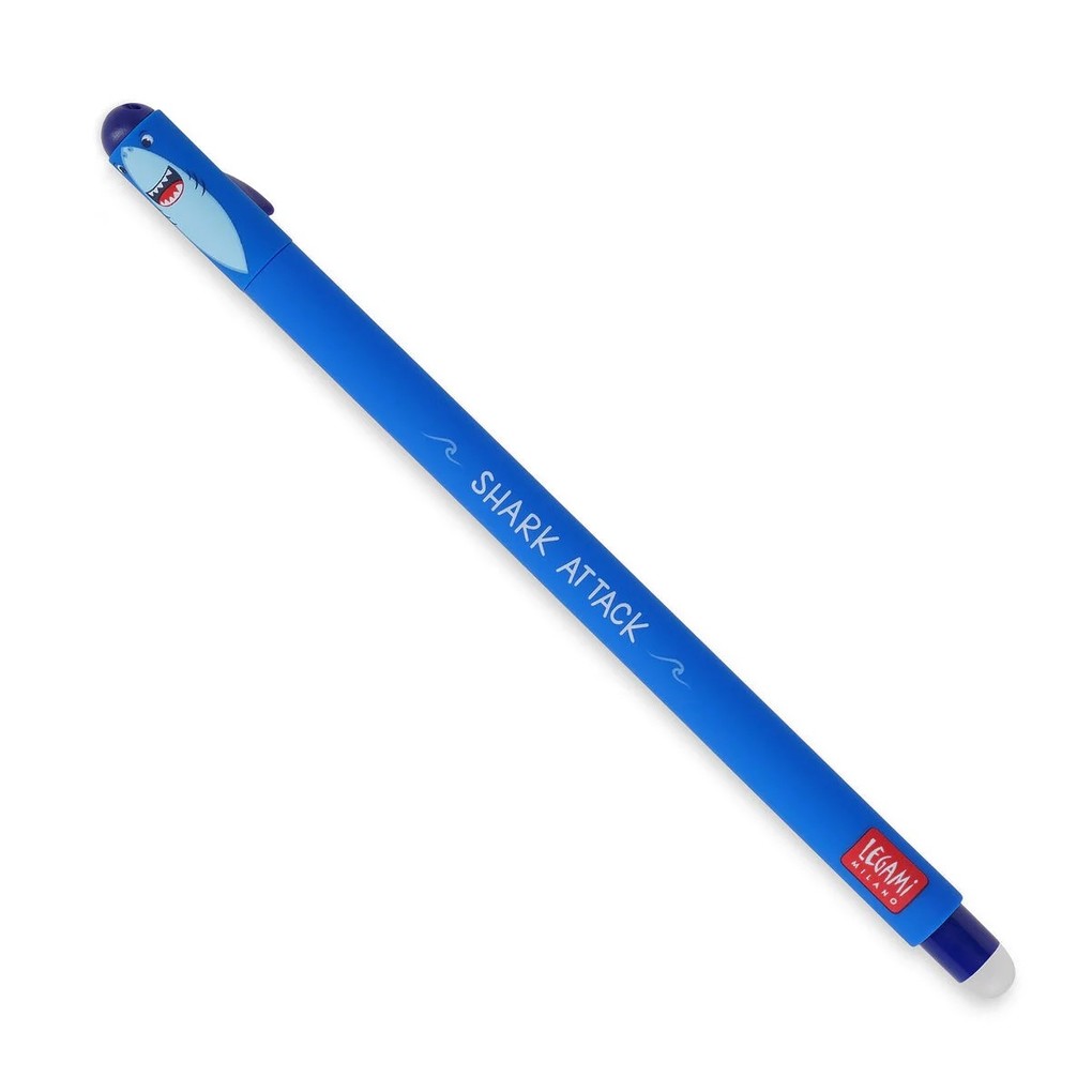 Legami Löschbarer Gelstift - Erasable Pen Shark Attack