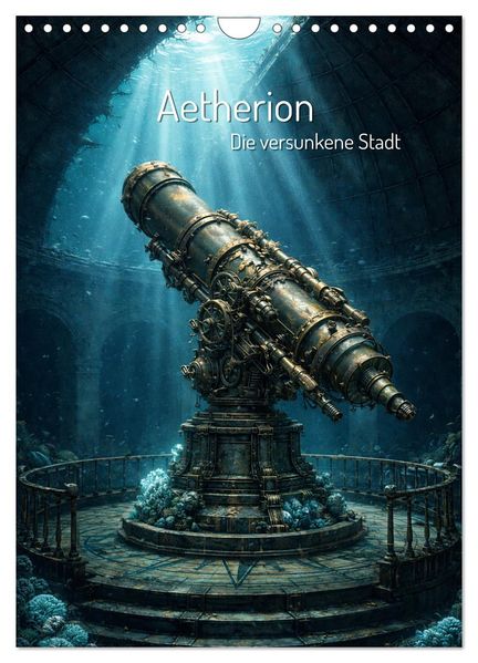 Aetherion - Die versunkene Stadt (Wandkalender 2027 DIN A4 hoch) CALVENDO Monatskalender