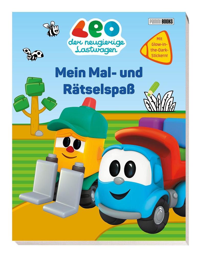 Leo der Lastwagen: Mein Mal- und Rätselspaß! - Mit Glow-in-the-Dark-Stickern!