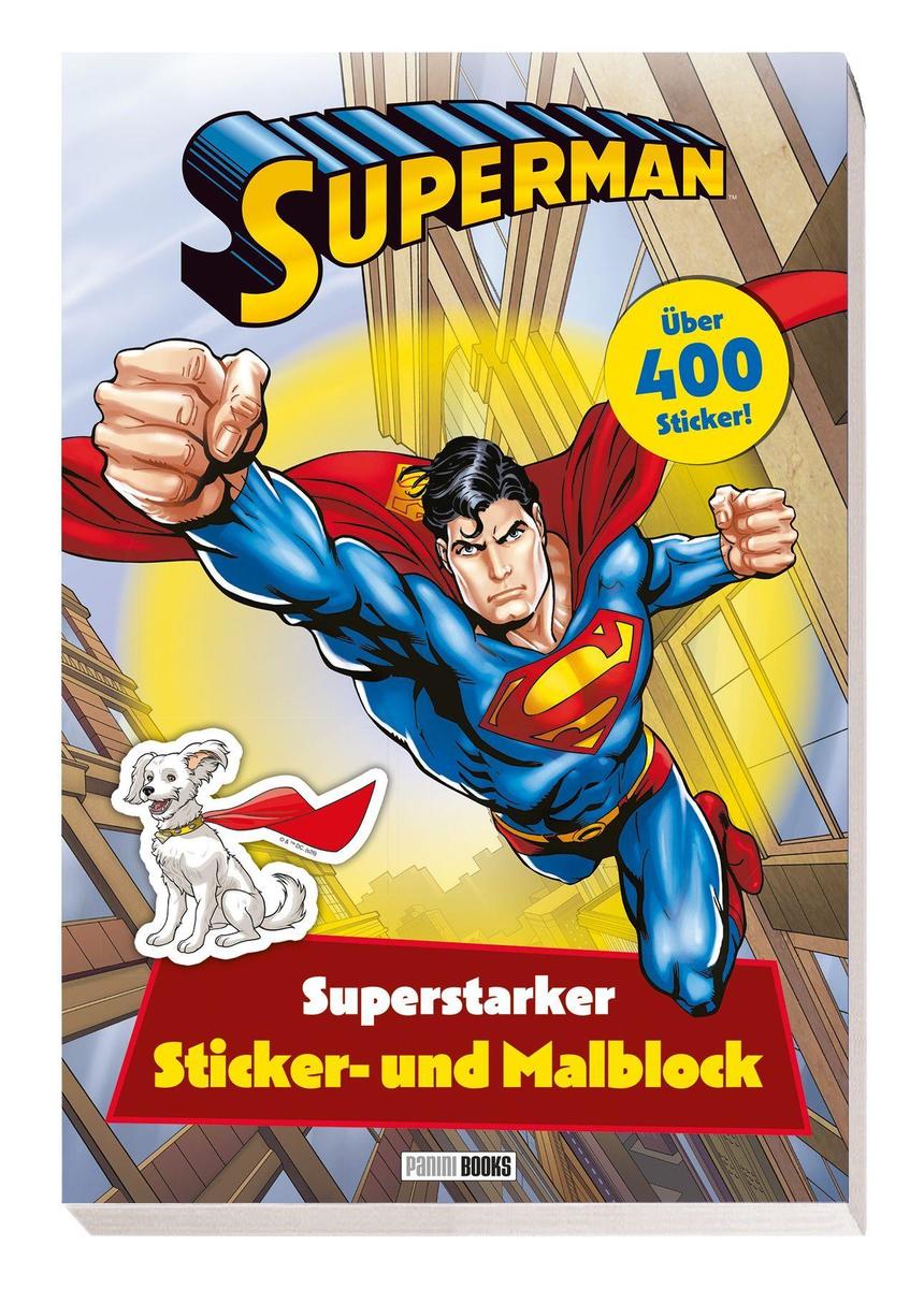Panini Verlags Gmbh Superman: Superstarker Sticker- Und Malblock