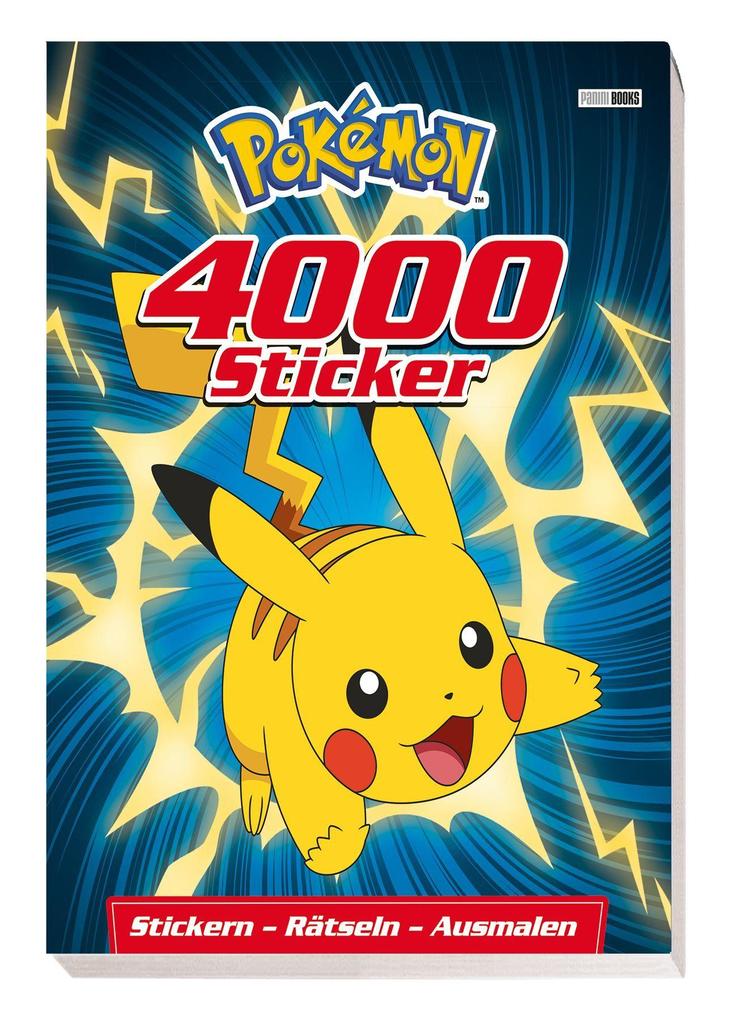 Pokémon: 4000 Sticker: Stickern - Rätseln - Ausmalen