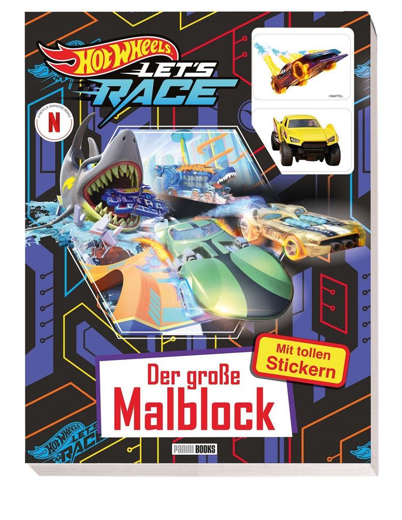 Hot Wheels(TM) Lets Race: Der große Malblock