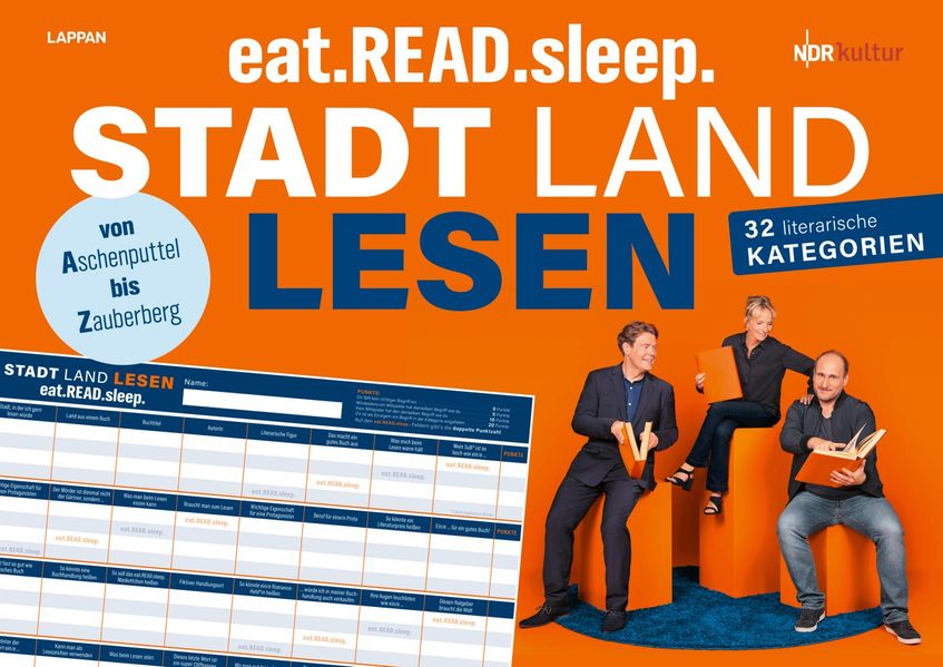 Stadt Land Lesen - eat.READ.sleep-Edition
