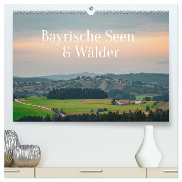 Bayrische Seen und Wälder (hochwertiger Premium Wandkalender 2027 DIN A2 quer) Kunstdruck in Hochglanz