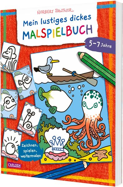 Mein lustiges dickes Malspielbuch