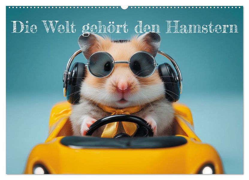 Die Welt gehört den Hamstern (Wandkalender 2027 DIN A2 quer) CALVENDO Monatskalender