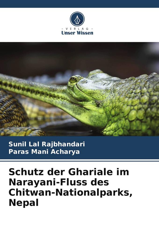 Schutz der Ghariale im Narayani-Fluss des Chitwan-Nationalparks Nepal