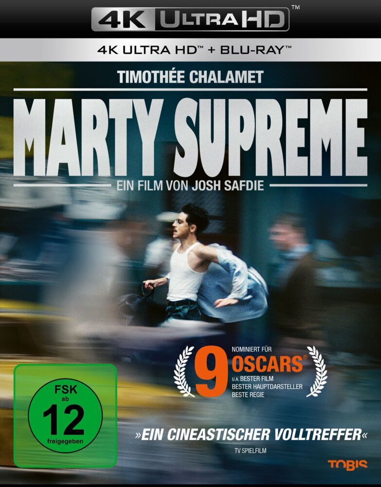 Marty Supreme. UHD + Blu-ray