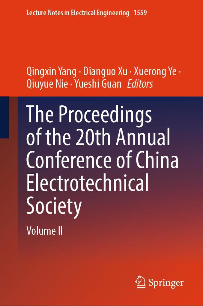 The Proceedings of the 20th Annual Conference of China Electrotechnical Society
