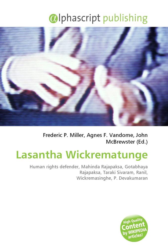 Lasantha Wickrematunge