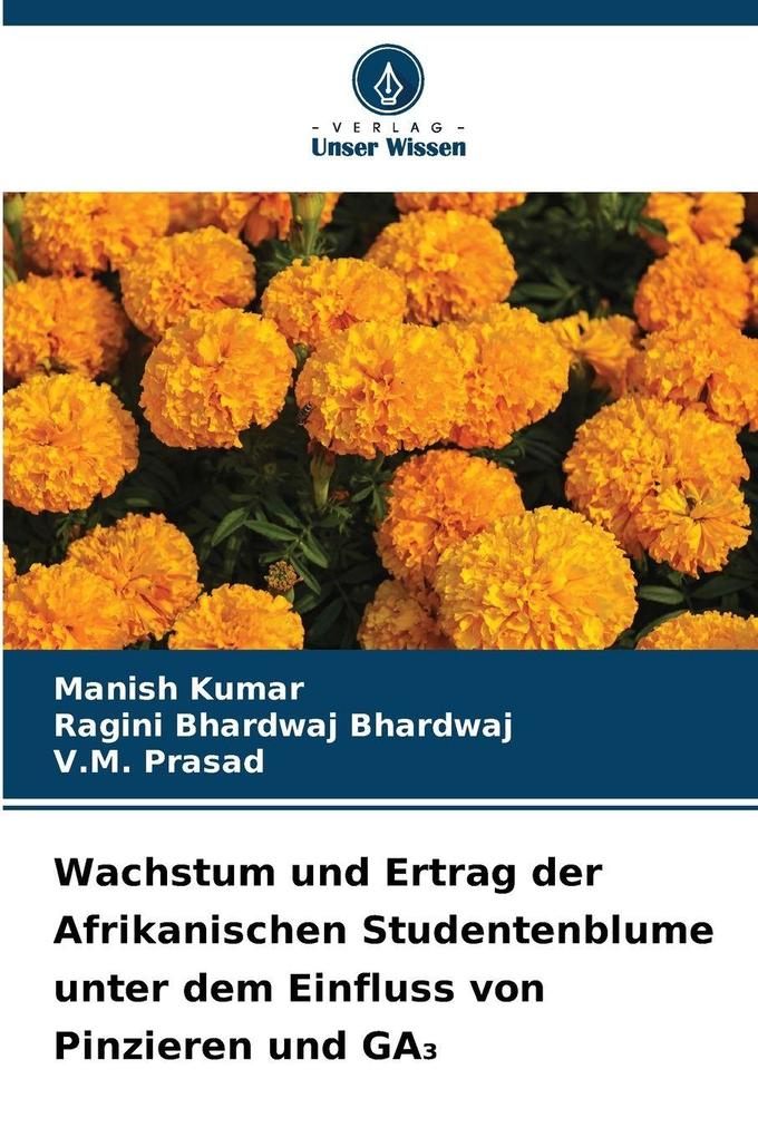 Wachstum und Ertrag der Afrikanischen Studentenblume unter dem Einfluss von Pinzieren und GA