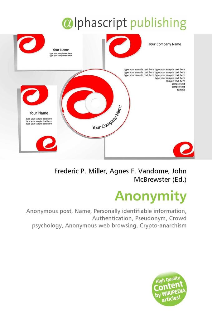 Anonymity
