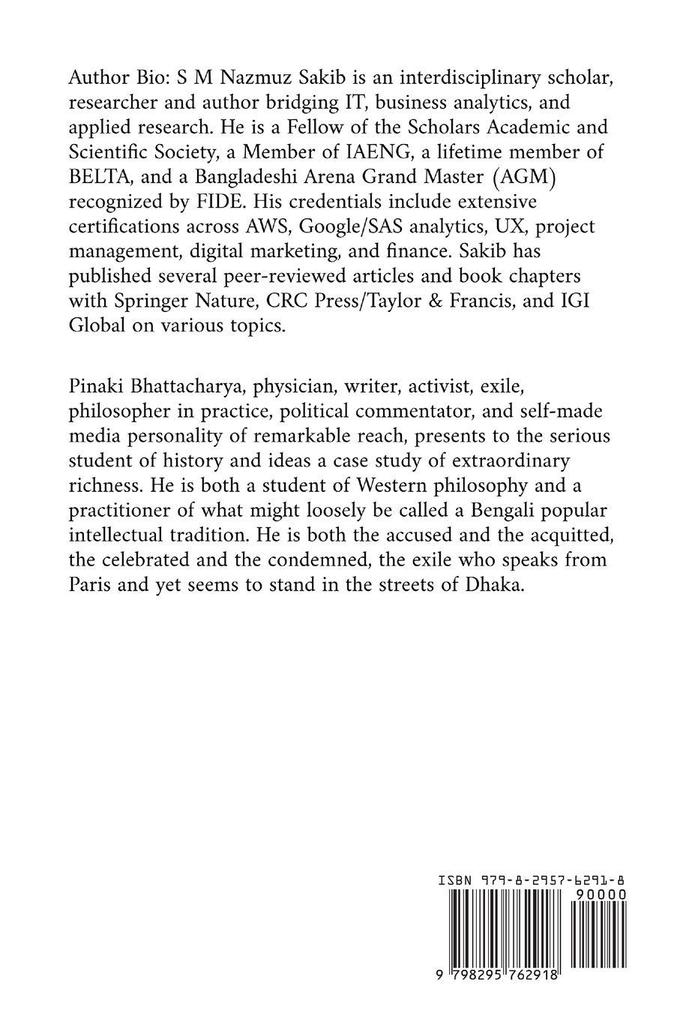 Biography of Pinaki Bhattacharya