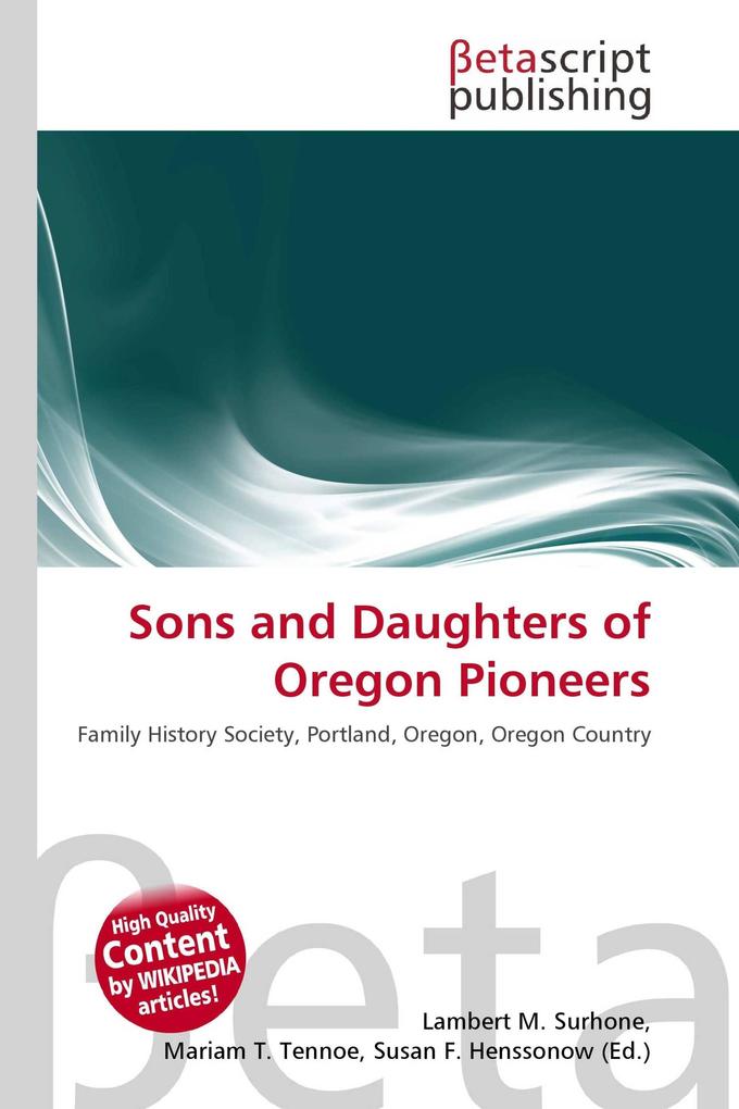 Sons and Daughters of Oregon Pioneers