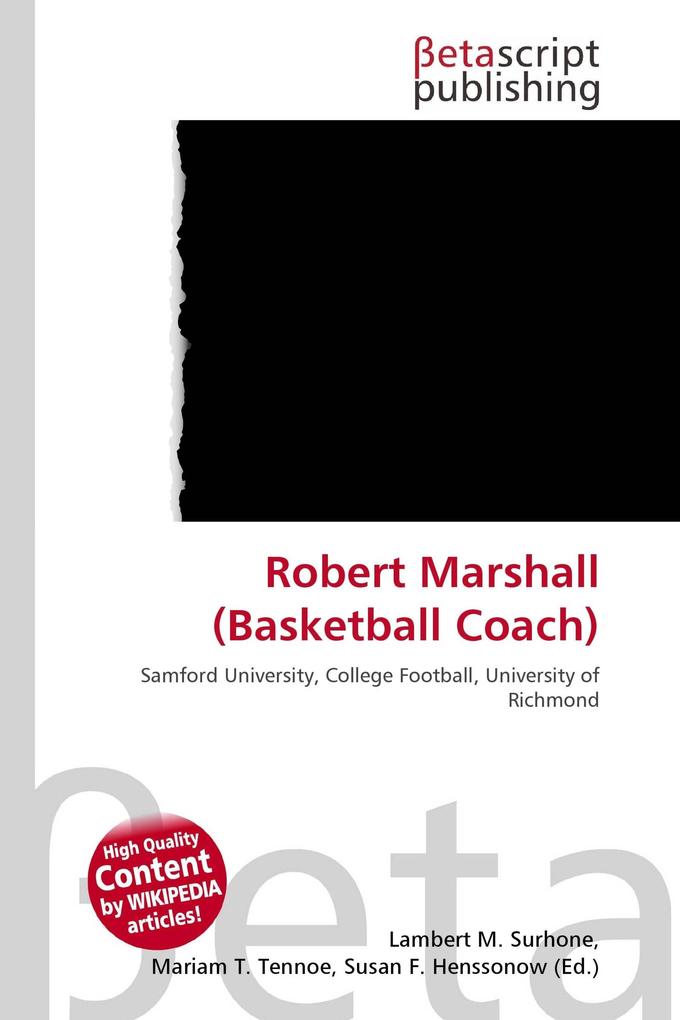 Robert Marshall (Basketball Coach)