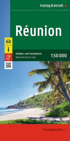 freytag & berndt Straßenkarte Réunion 1:50.000