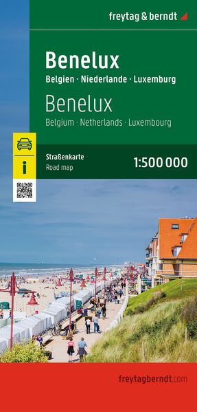 freytag & berndt Straßenkarte Benelux Belgien - Niederlande - Luxemburg 1:500.000