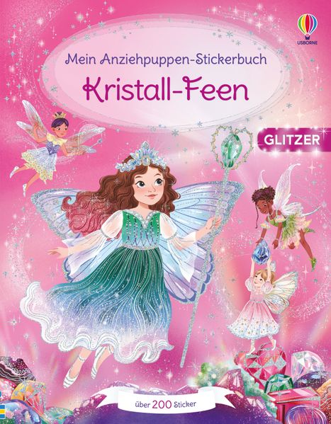 Mein Anziehpuppen-Stickerbuch: Kristall-Feen