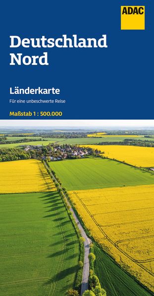 ADAC Länderkarte Deutschland Nord 1:500.000