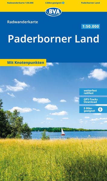 BVA Radwanderkarte Paderborner Land die schönsten Radtouren 1:50.000