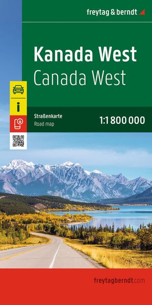 freytag & berndt Straßenkarte Kanada West 1:18 Mio.