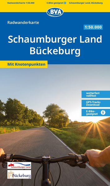 BVA Radwanderkarte Schaumburger Land / Bückeburg mit Knotenpunkten 1:50.000