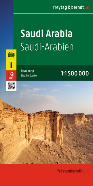 freytag & berndt Straßenkarte Saudi-Arabien 1:15 Mio.