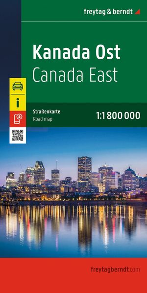 freytag & berndt Straßenkarte Kanada Ost 1:18 Mio.
