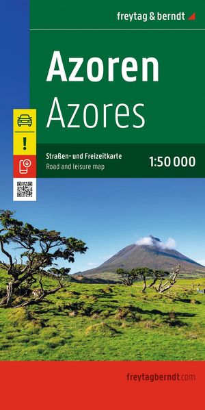 freytag & berndt Straßenkarte Azoren 1:50.000