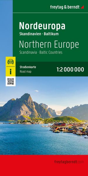freytag & berndt Straßenkarte Nordeuropa 1:2 Mio.