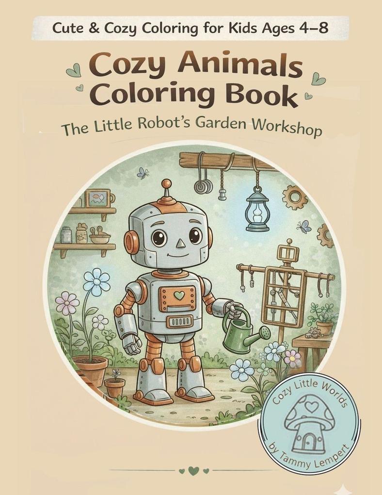 Cozy Animals Coloring Book