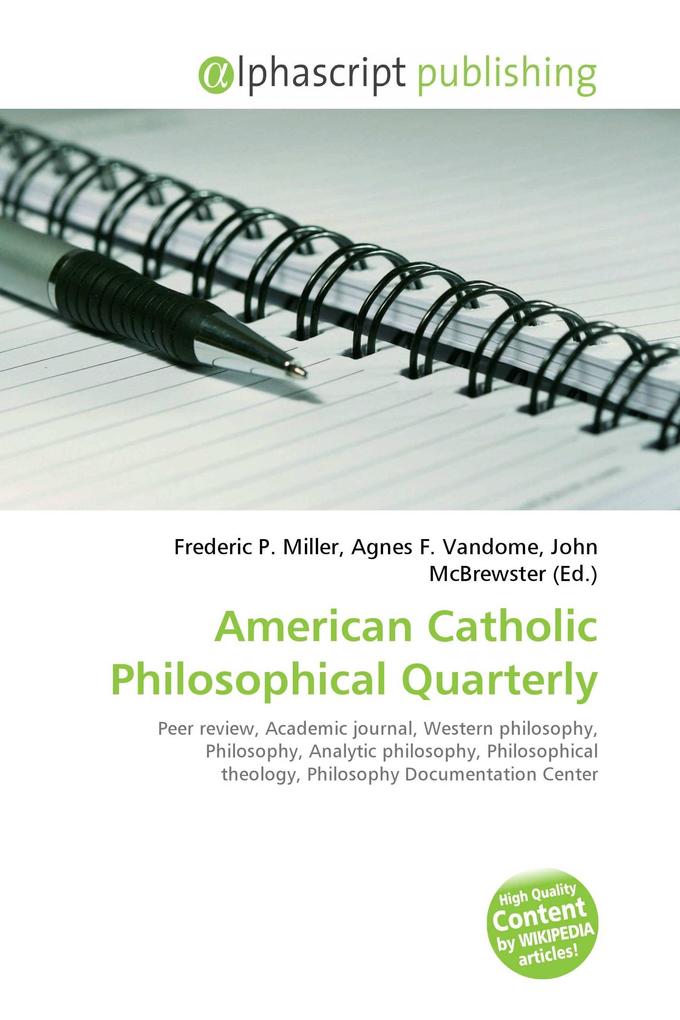 American Catholic Philosophical Quarterly