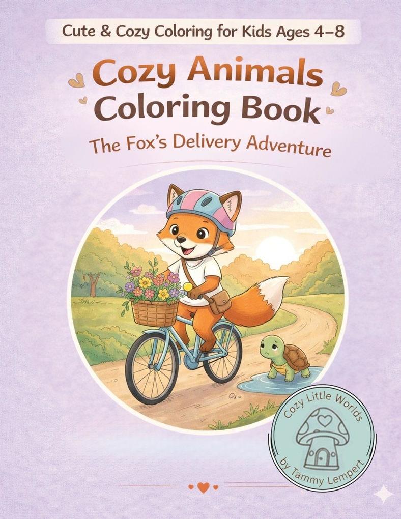 Cozy Animals Coloring Book