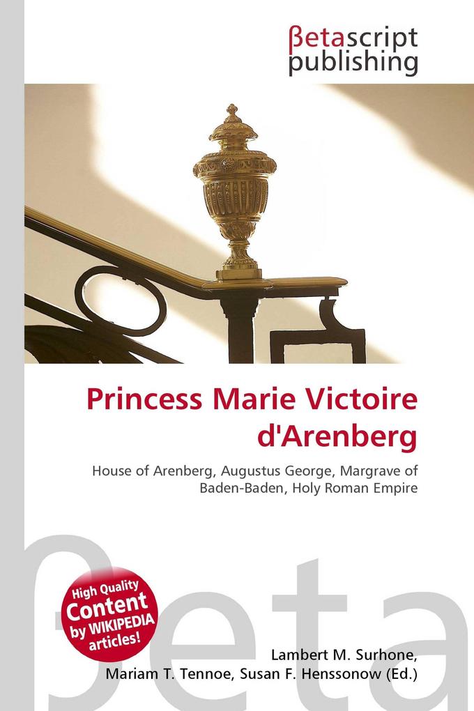 Princess Marie Victoire d'Arenberg