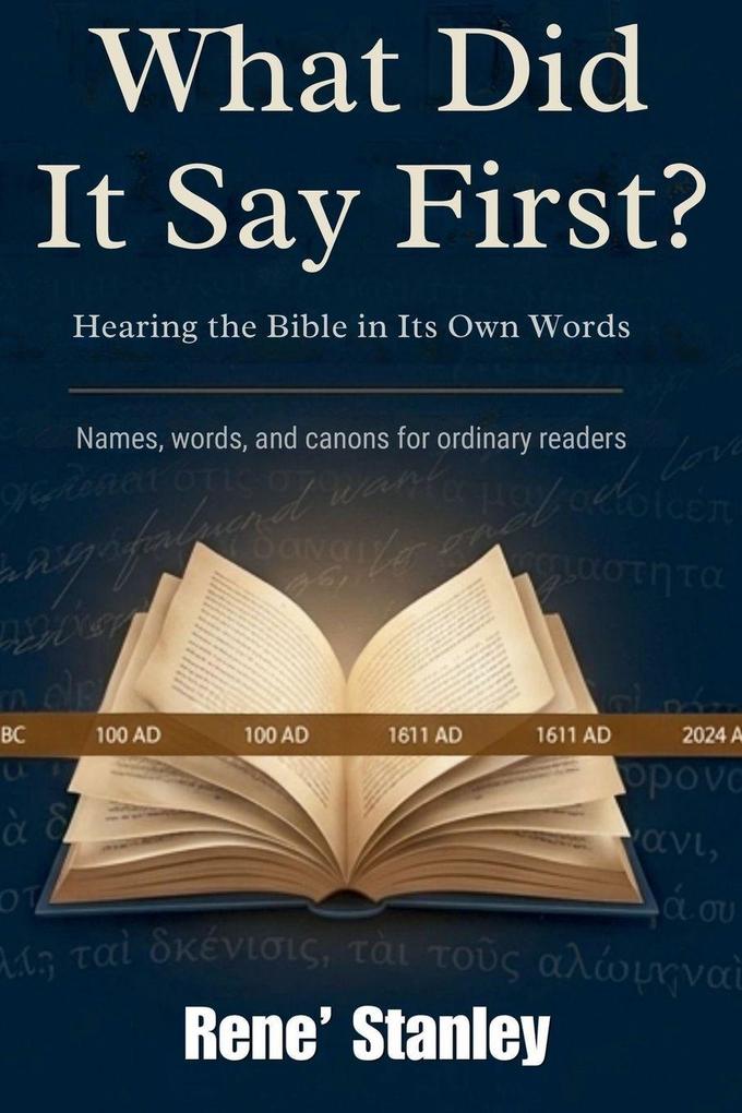 What Did It Say First?