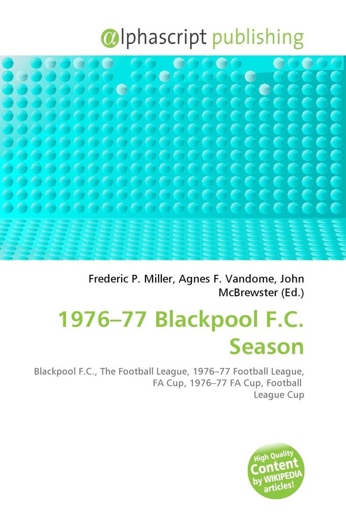 1976-77 Blackpool F.C. Season