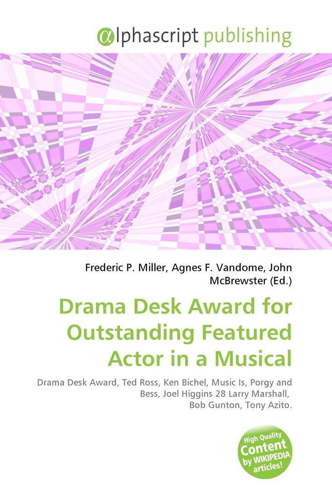 Drama Desk Award for Outstanding Featured Actor in a Musical