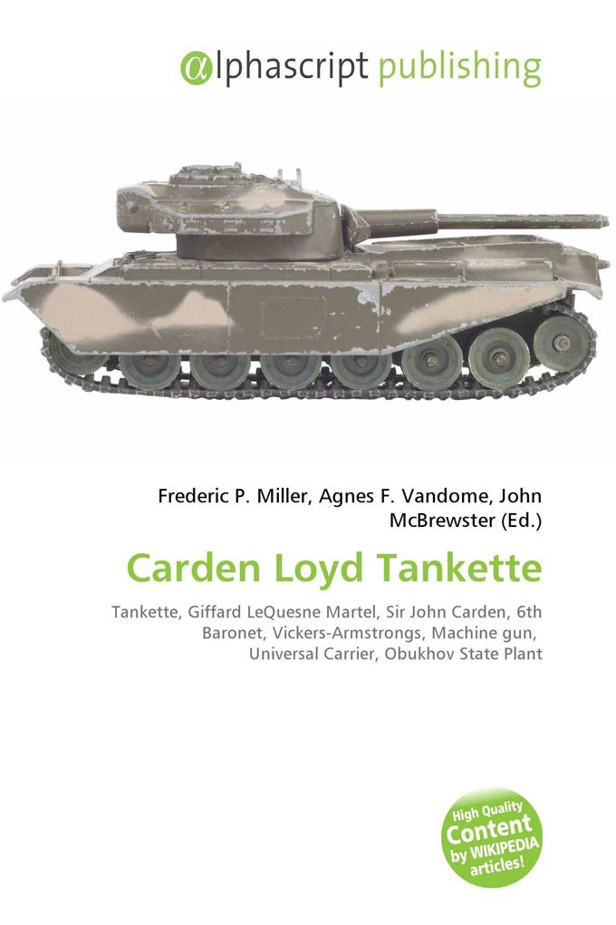 Carden Loyd Tankette